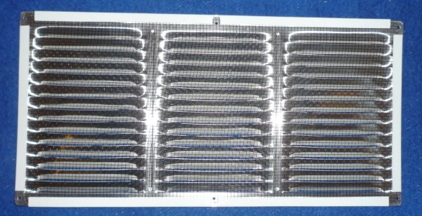 Abluftgitter/ASB 1608 CW Alu weiß *597