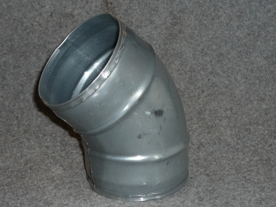 Bogen 150mm 45° Wickelfalzroh